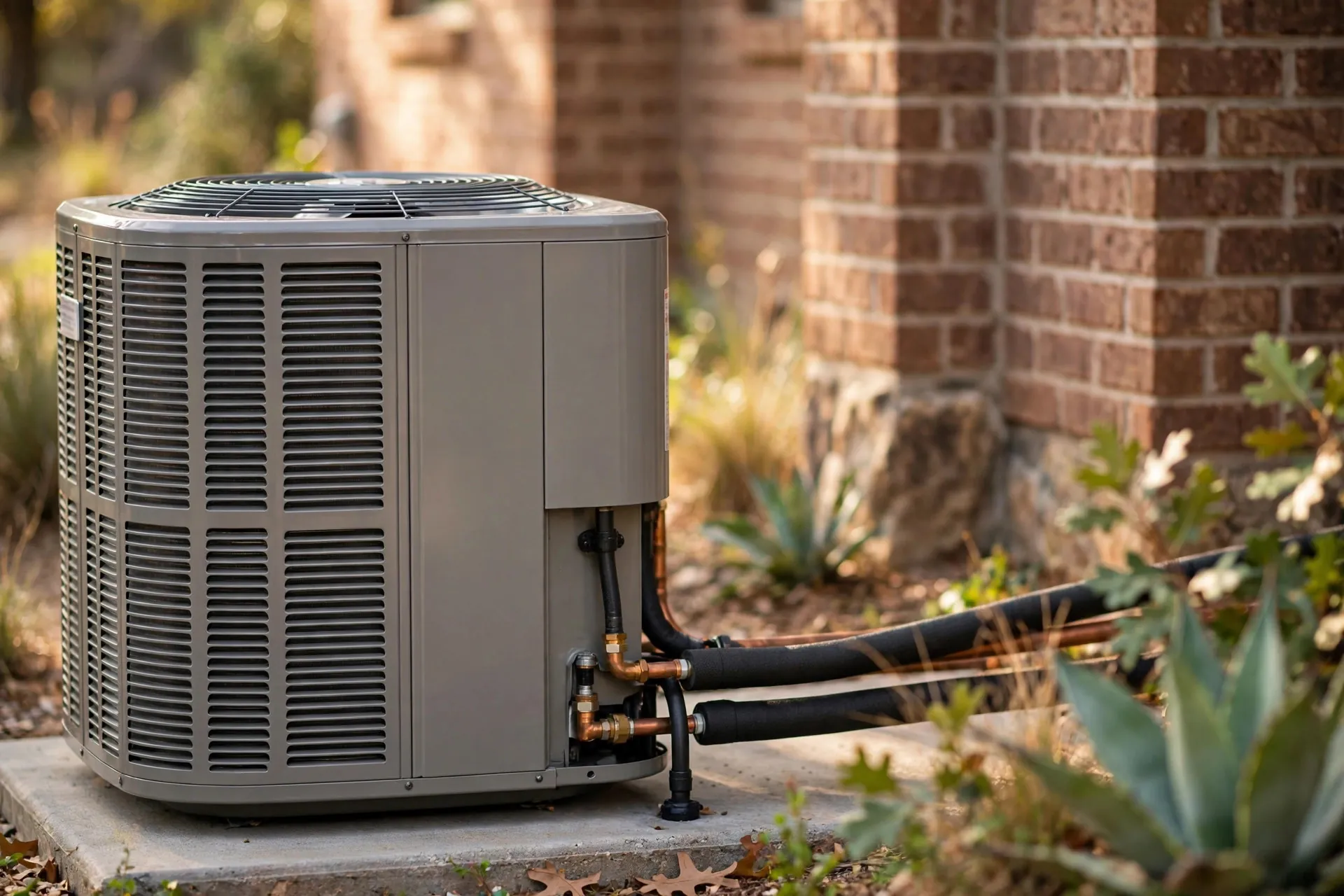 Residential AC condenser unit